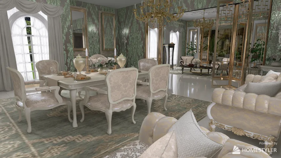 Baroque Splendour. 3d design renderings