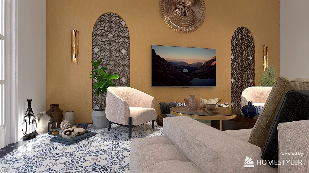 LivingRoom 3d design renderings