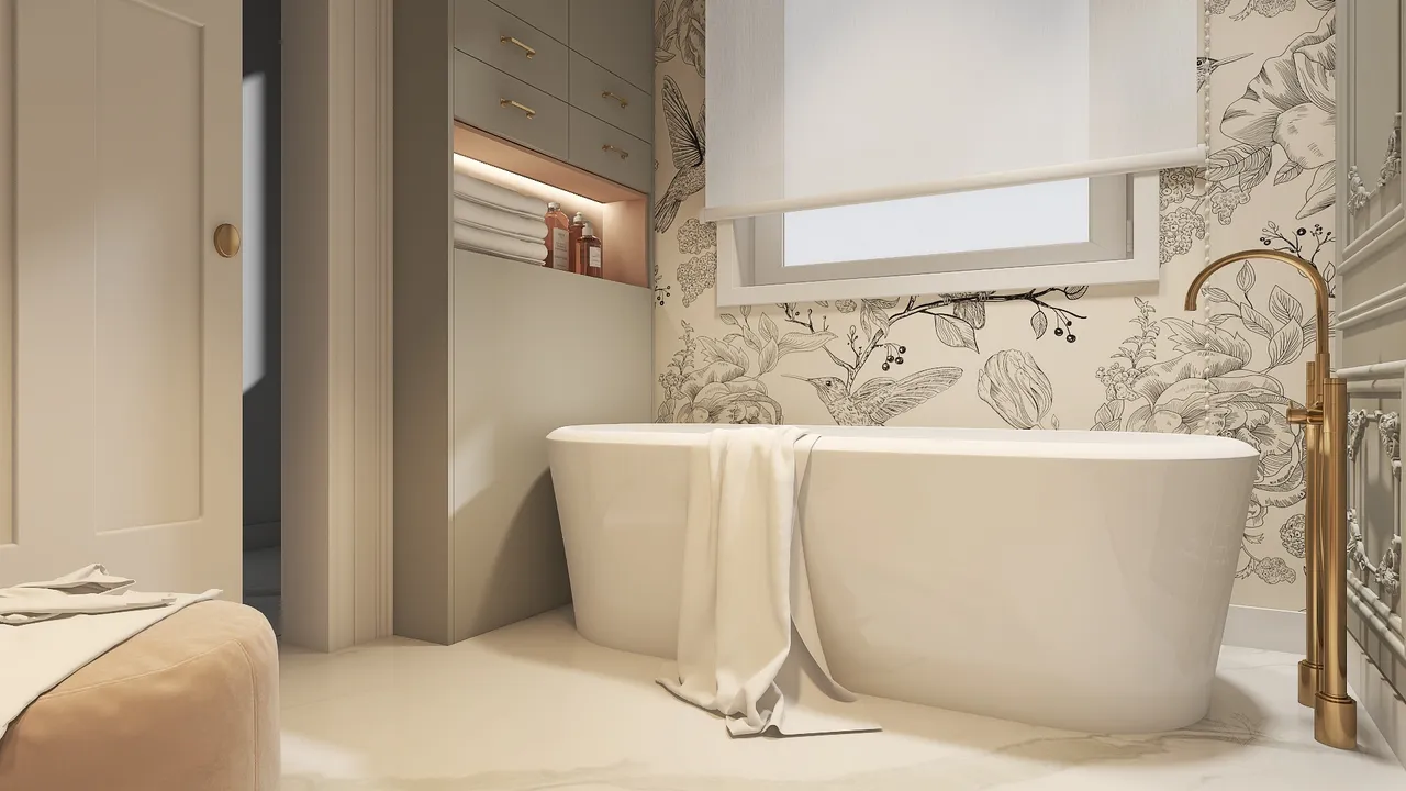 Bathroom 3d design renderings