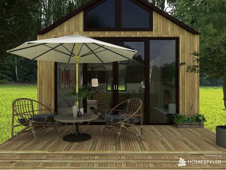 Summer house 3d design renderings