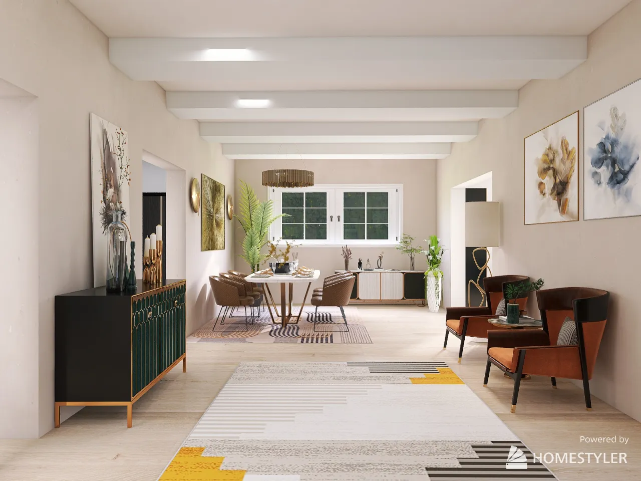 LivingRoom 3d design renderings