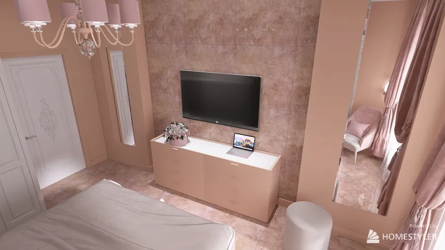 Guest bedroom 3d design renderings