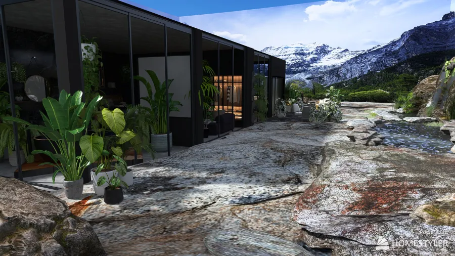 mountainside retreat.. 3d design renderings