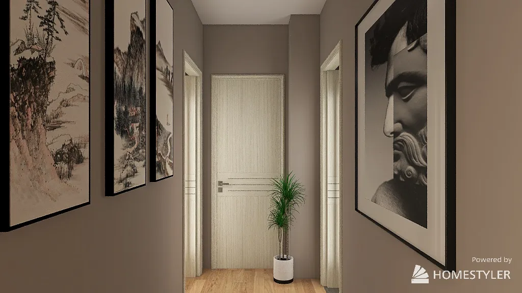 Hallway 3d design renderings