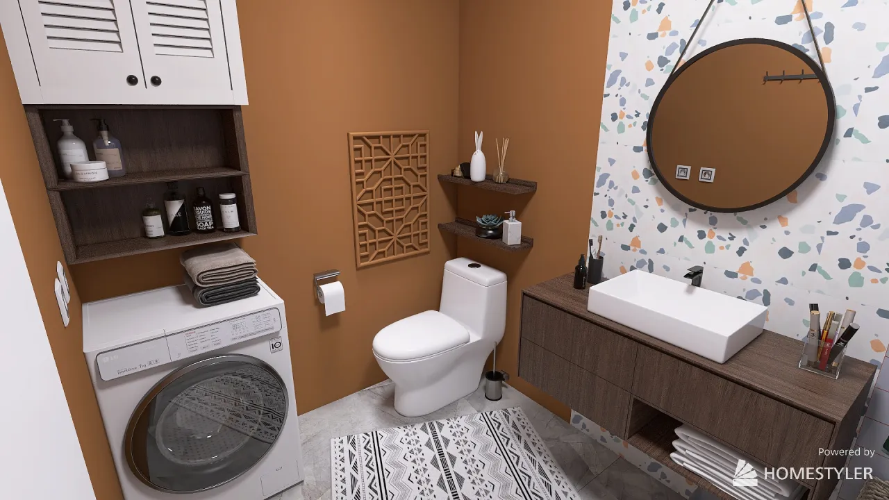 Bathroom 3d design renderings