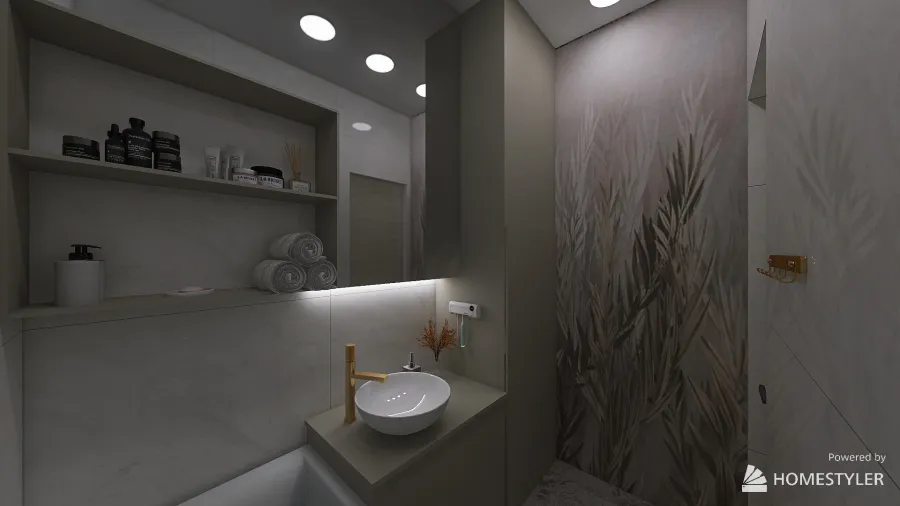 Koci salon 3d design renderings