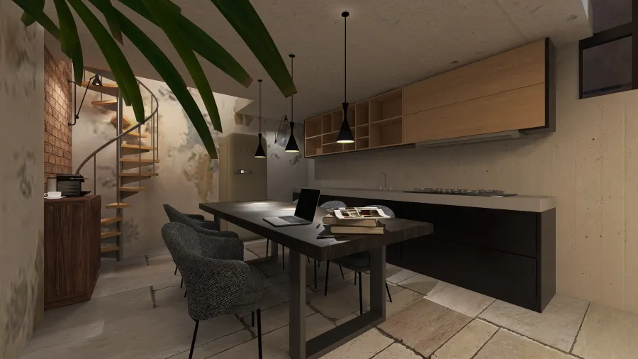 Second Loft project in Milan 3d design renderings