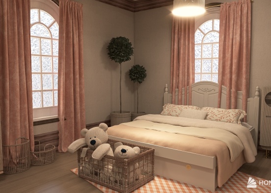 spoiled brat bedroom Design Rendering