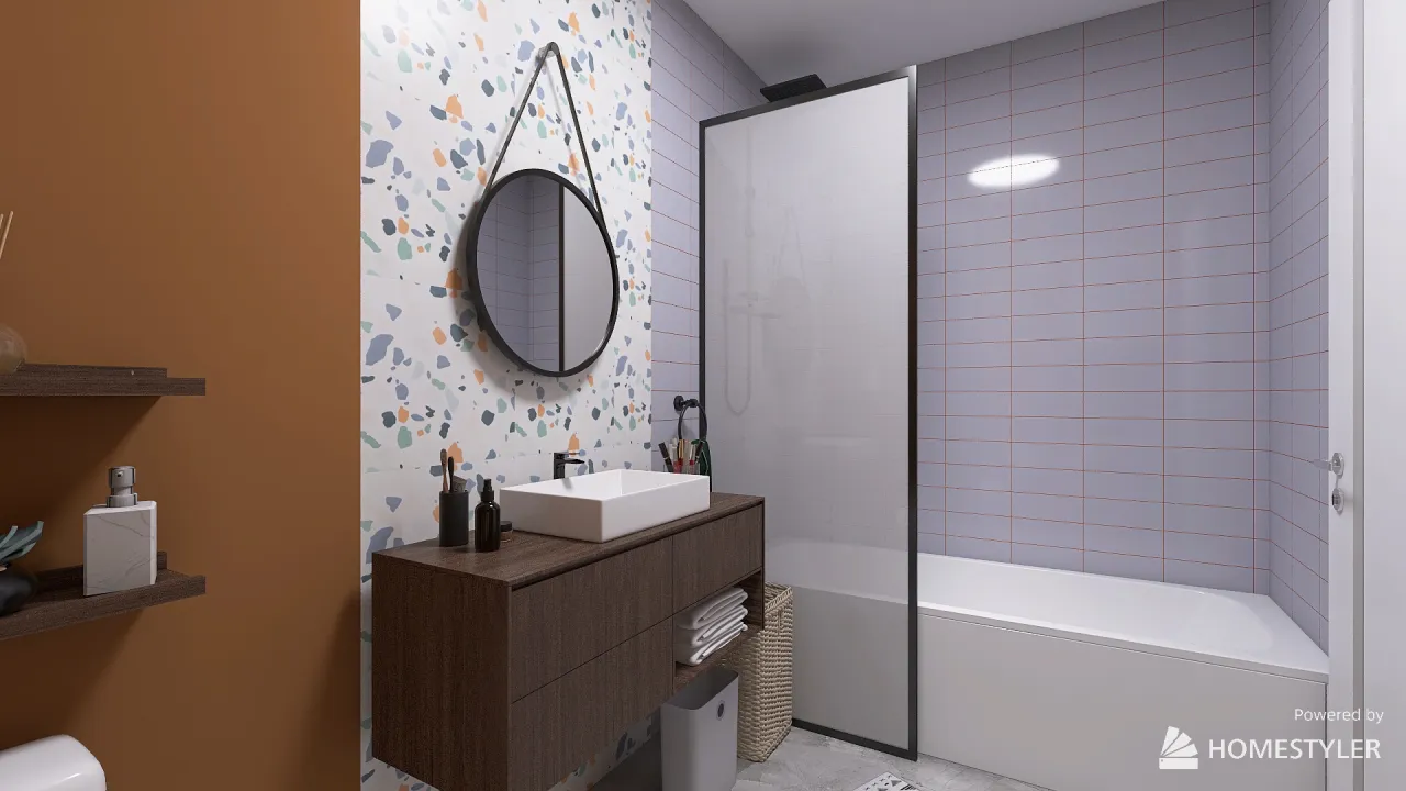 Bathroom 3d design renderings