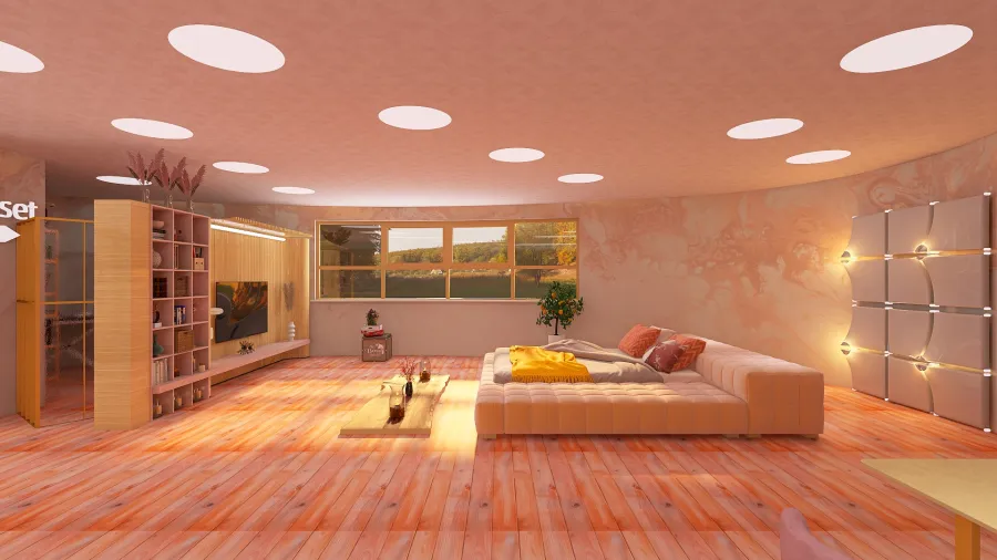 Peach house 3d design renderings