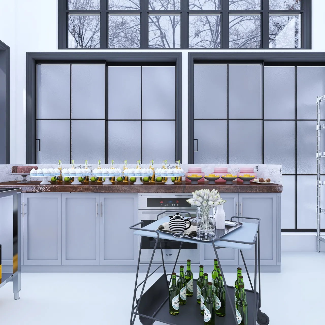 Kitchen 3d design renderings