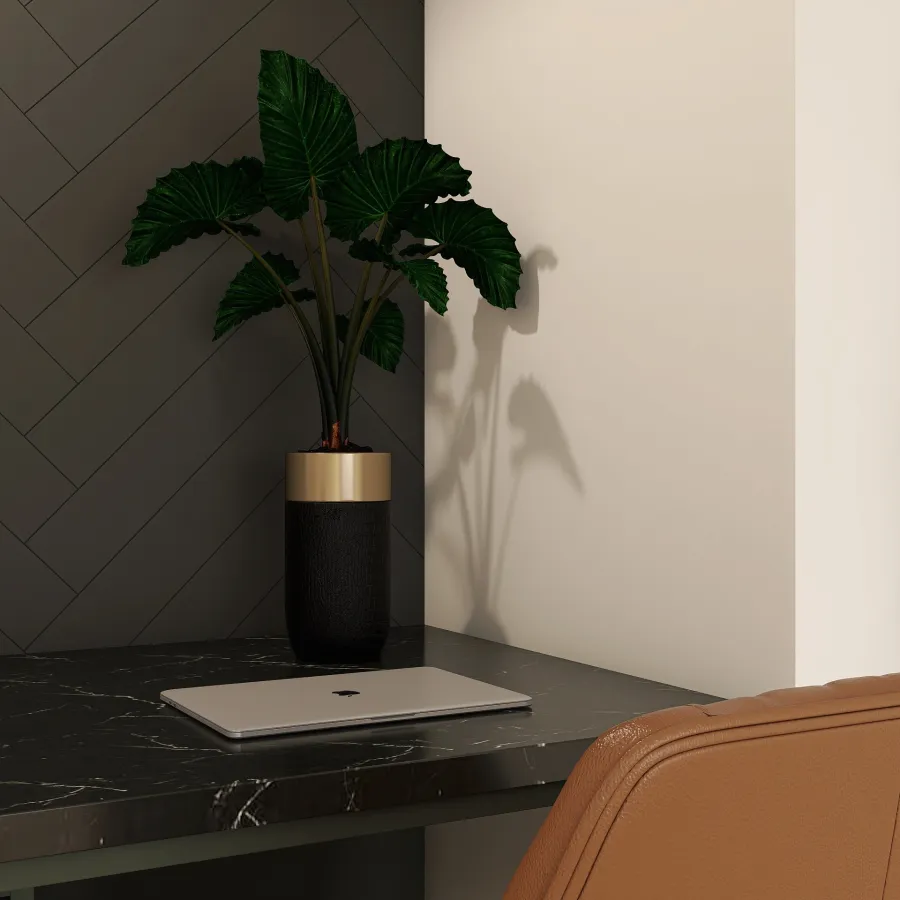 Darci White - Office Nook 3d design renderings