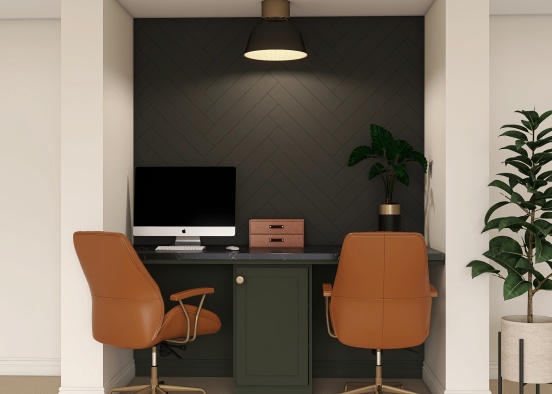 Darci White - Office Nook Design Rendering