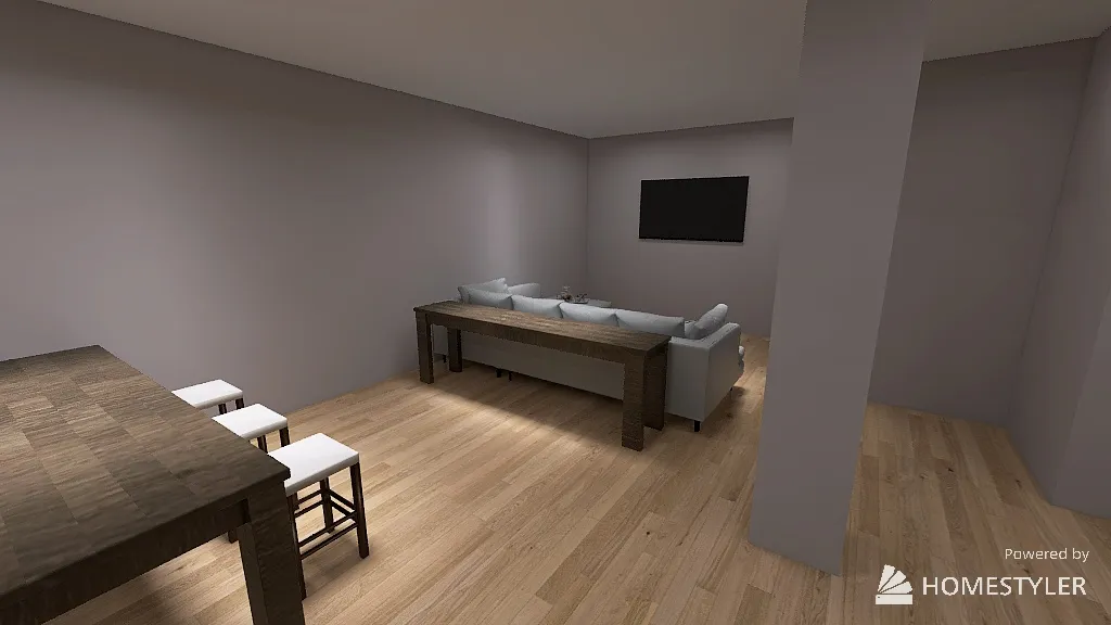 Mcguire Basement 3d design renderings