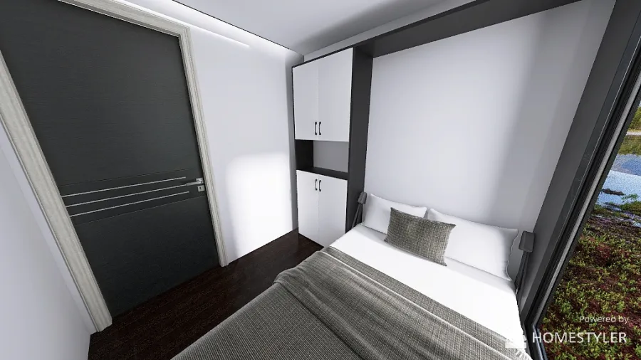 Office/2nd Bedroom 3d design renderings