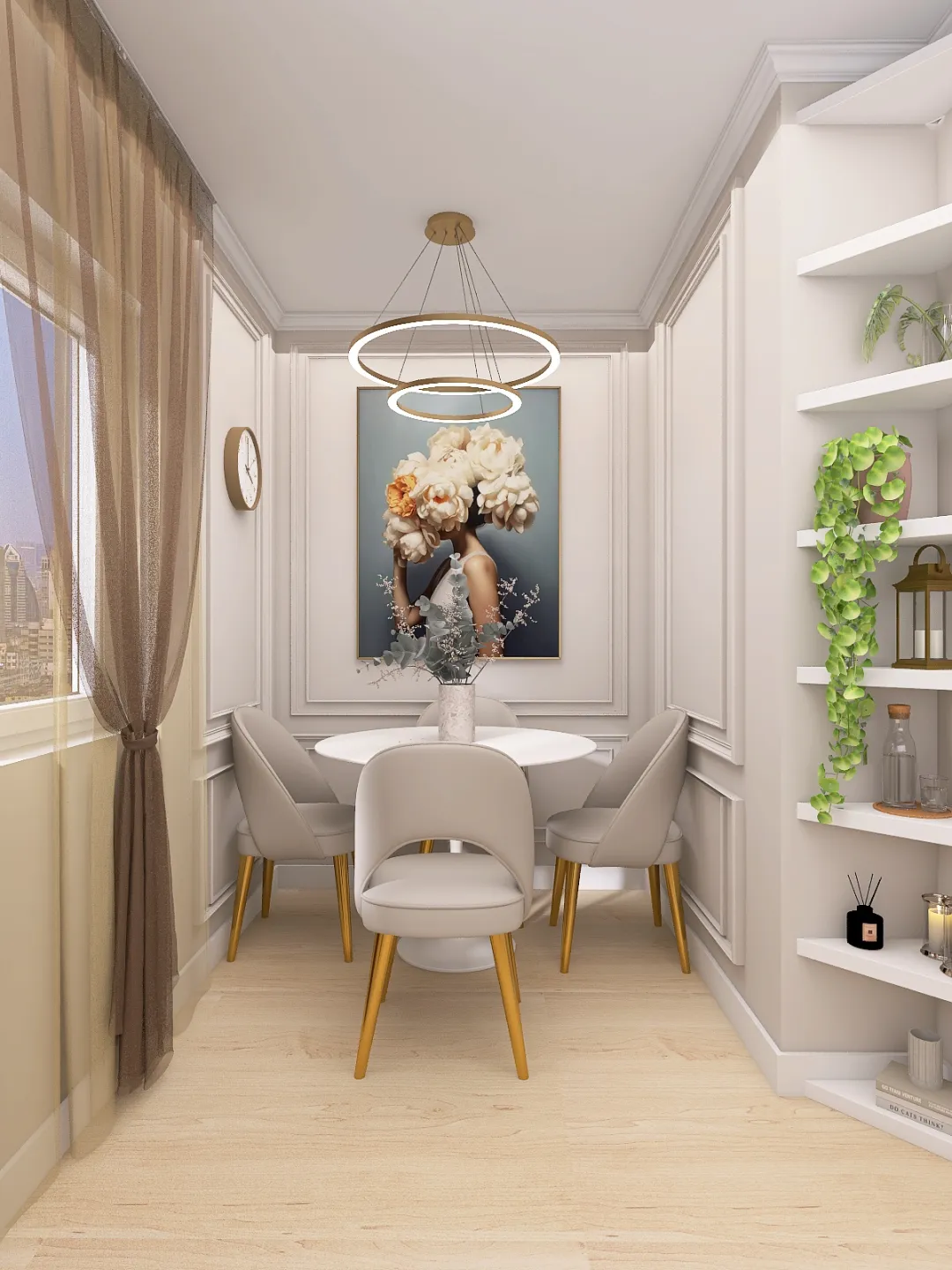 Apartament Mihaita 3d design renderings