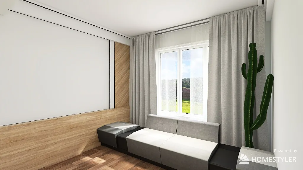 Room 4 - Natural Wood Tones 3d design renderings