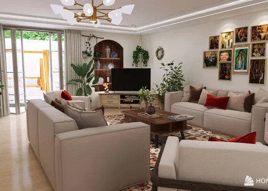 Syrian traditional home Design Rendering