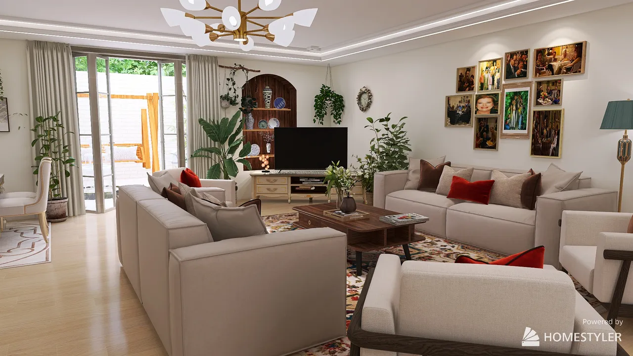 Syrian traditional home 3d design renderings