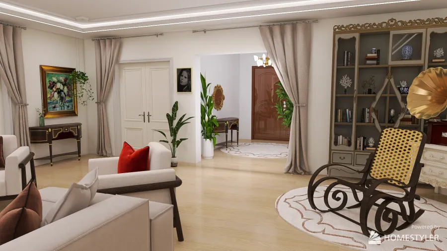 Syrian traditional home 3d design renderings