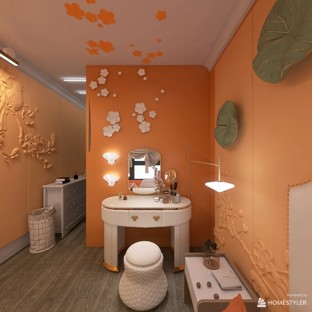 Персиковый шик 3d design renderings
