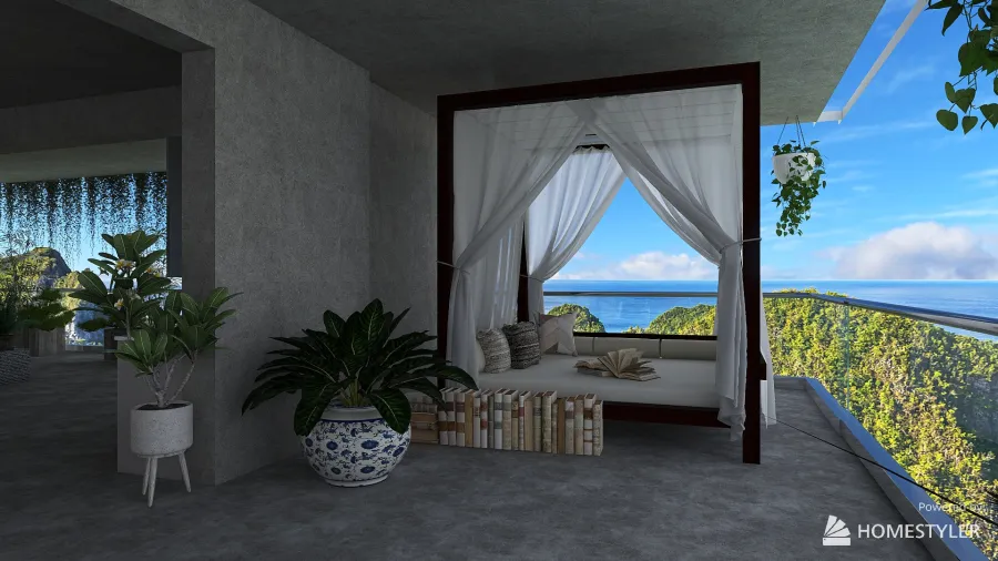 basement style for web 3d design renderings