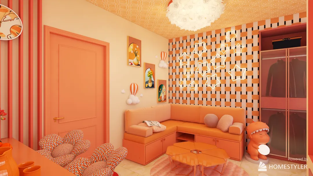 Happy Peach Studio 3d design renderings