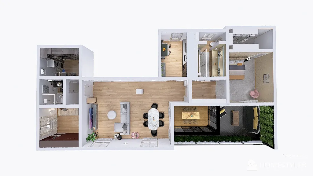 HOUSE 2 3d design renderings