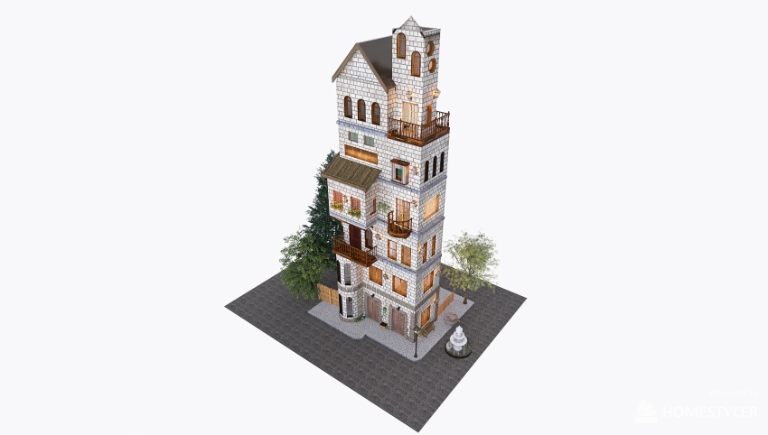 Tower 3d design picture 104.52