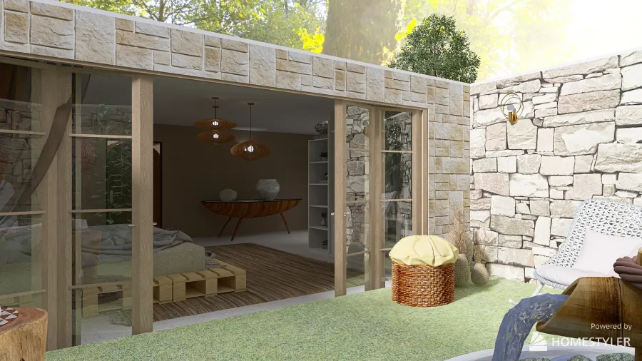 Cosy Cottage 3d design renderings