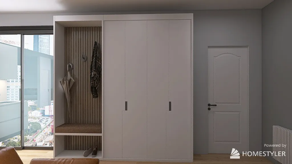 Ikea thoughts of Branca Kitchen + Livingroom 3d design renderings
