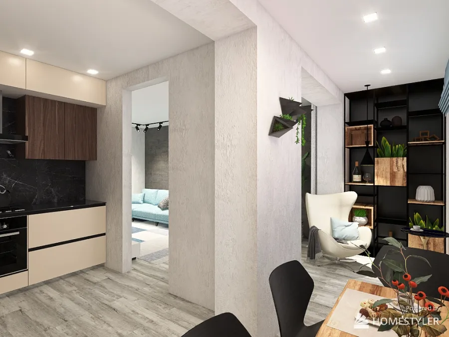 Marchencov apartment 3d design renderings