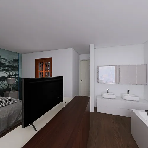 Master bedroom - variante 1 2024 3d design renderings