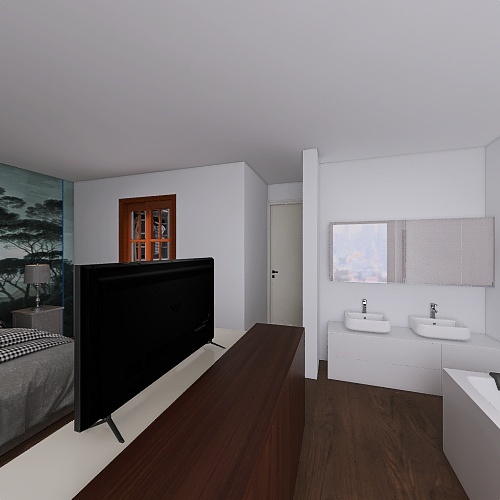 Master bedroom - variante 1 2024 Design Rendering