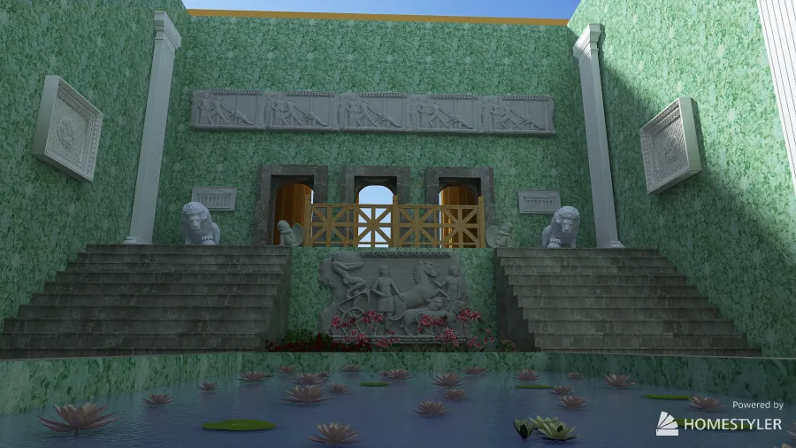 Temple 3d design renderings