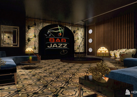 Bar Jazz  Design Rendering