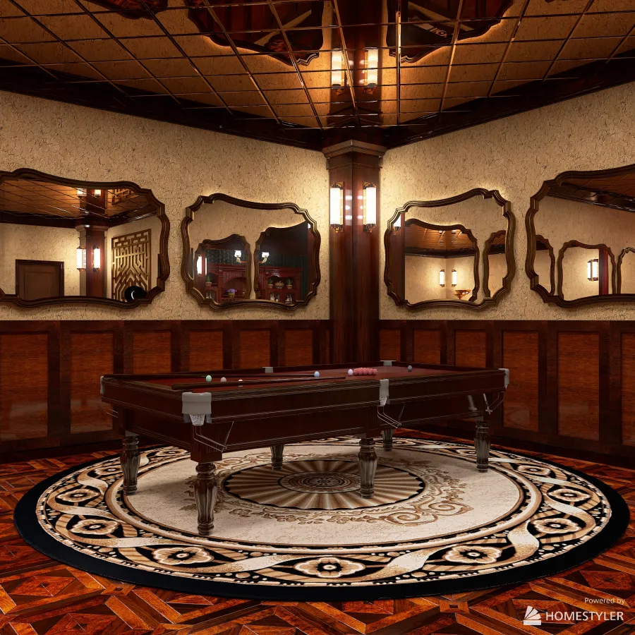 Subterranean Speakeasy 3d design renderings