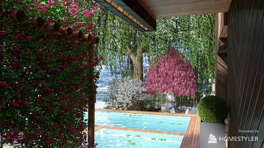 summer villa 3d design renderings