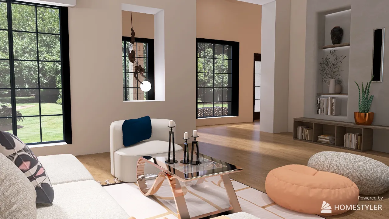 LivingRoom 3d design renderings