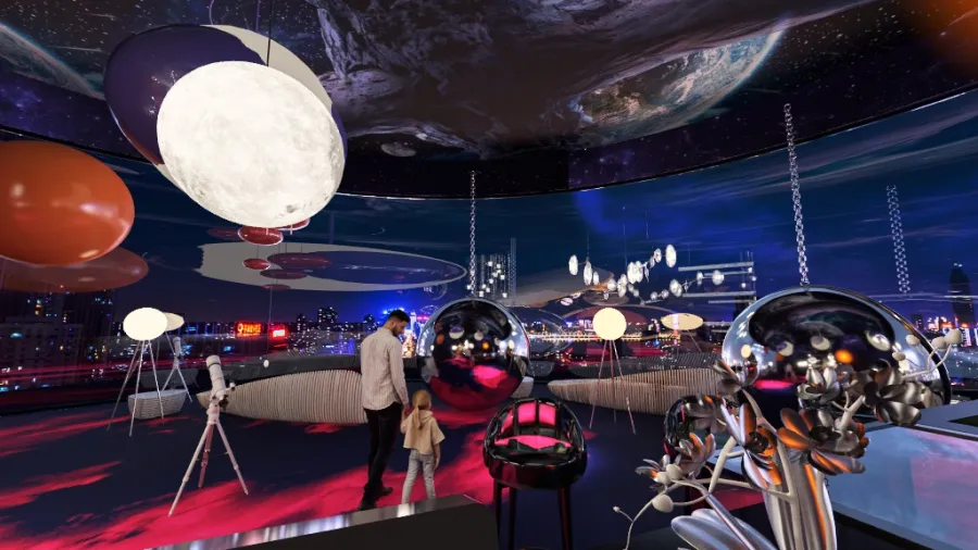 Planetarium 3d design renderings