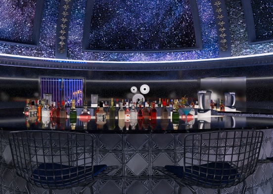 Planetarium Bar Design Rendering