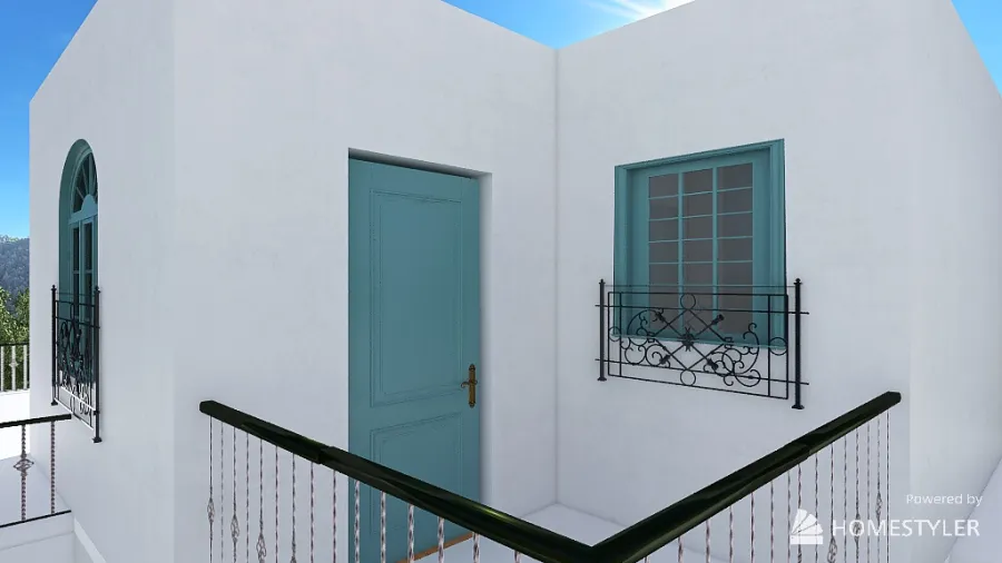 Private Greece Villa 3d design renderings