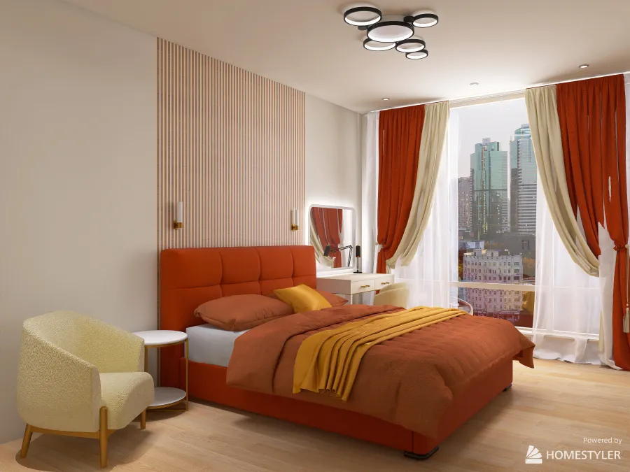 Проект спальни 3d design renderings