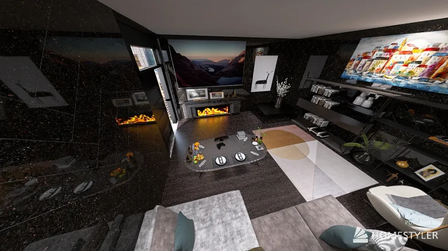 Alex's Demo room 3d design renderings