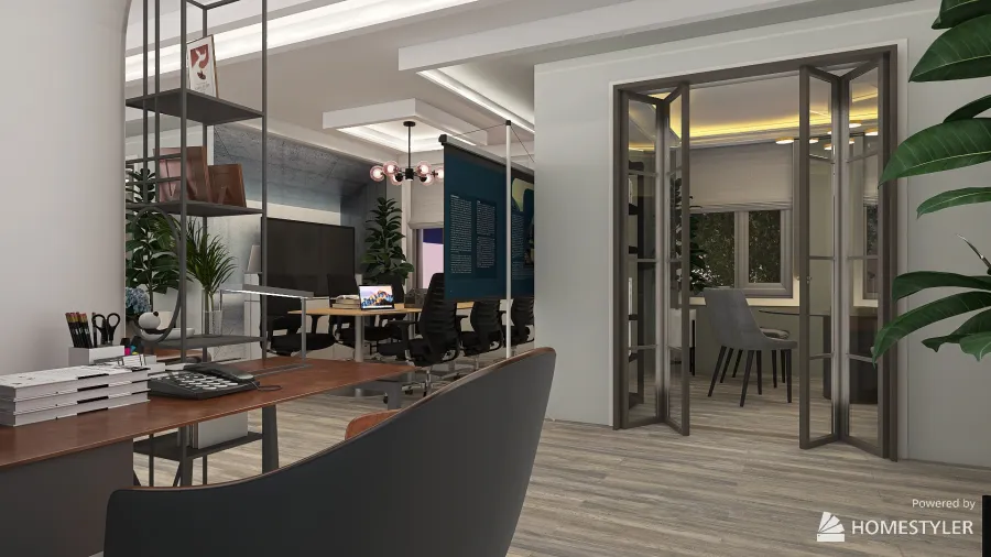 Office (Petrovsky) 3d design renderings
