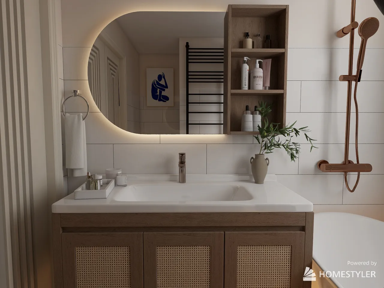 Bathroom 3d design renderings