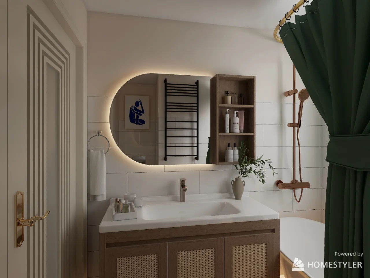 Bathroom 3d design renderings