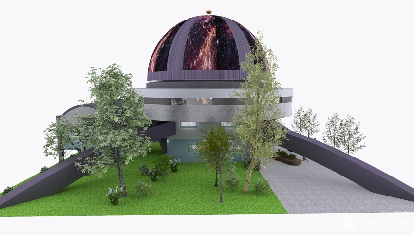 My planetarium in shape of Galileo Galilei  3d design picture 1458.46