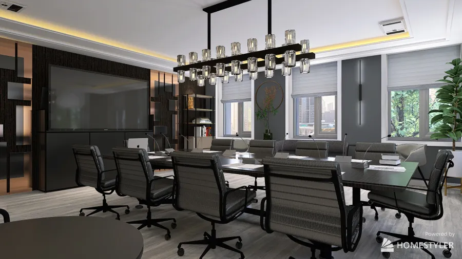 Office (Petrovsky) 3d design renderings