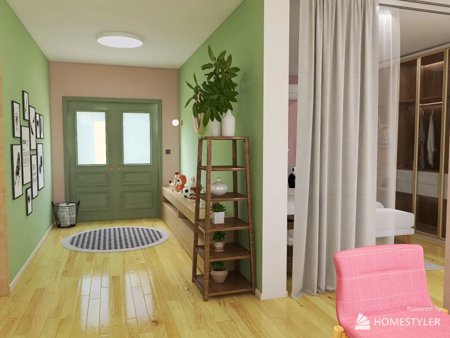 Bedroom   Living Room 3d design renderings
